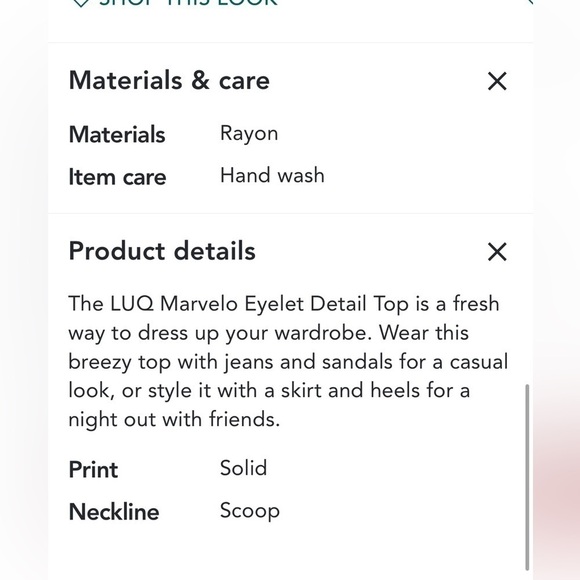 NEW - LUQ- bought on stitch fix. Tank top. Eyelet top. Coral. Size XL. Coral - Picture 2 of 14